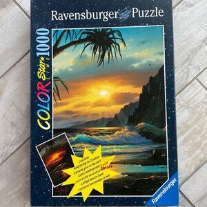 Vintage Ravensburger Glow In The Dark Puzzle~Color Starliine 1000 ~ No. 16 101 0